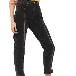 Topshop Zipper Jeans